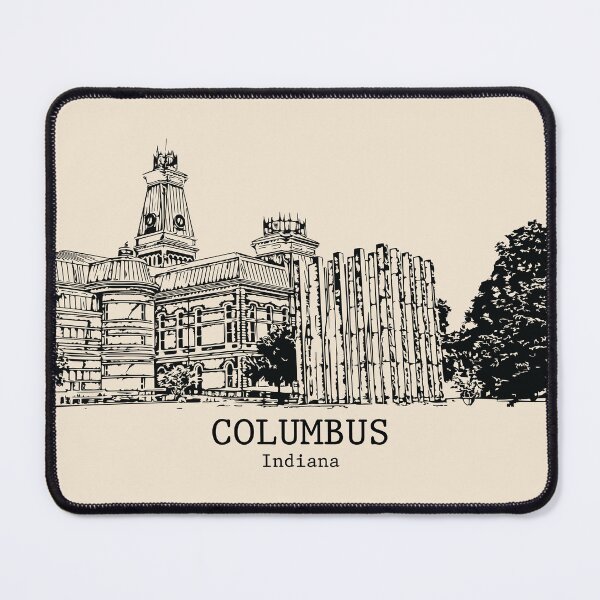 Item preview, Columbus - Indiana designed and sold by Lakeric Cityscapes.