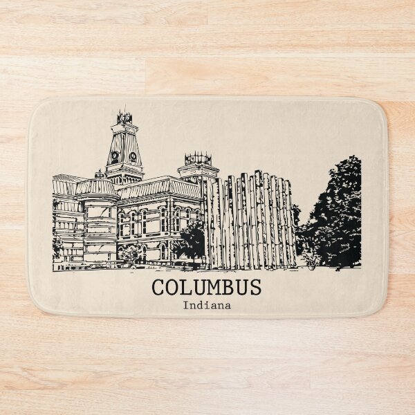 Item preview, Columbus - Indiana designed and sold by Lakeric Cityscapes.