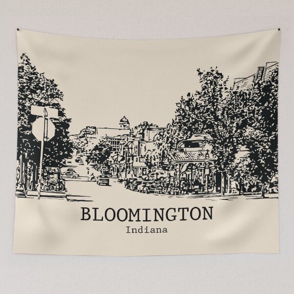 Item preview, Bloomington - Indiana designed and sold by Lakeric Cityscapes.