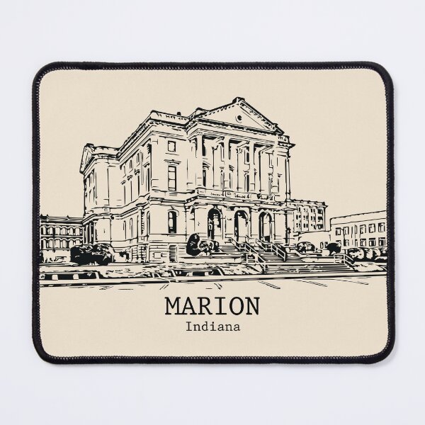 Item preview, Marion - Indiana designed and sold by Lakeric Cityscapes.