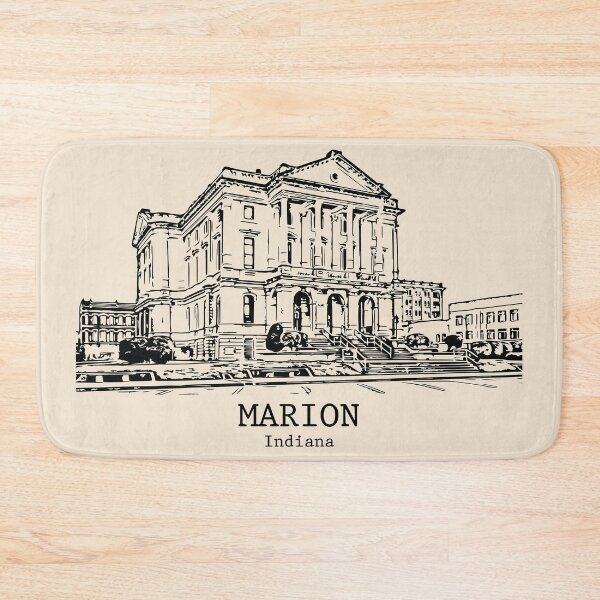 Item preview, Marion - Indiana designed and sold by Lakeric Cityscapes.