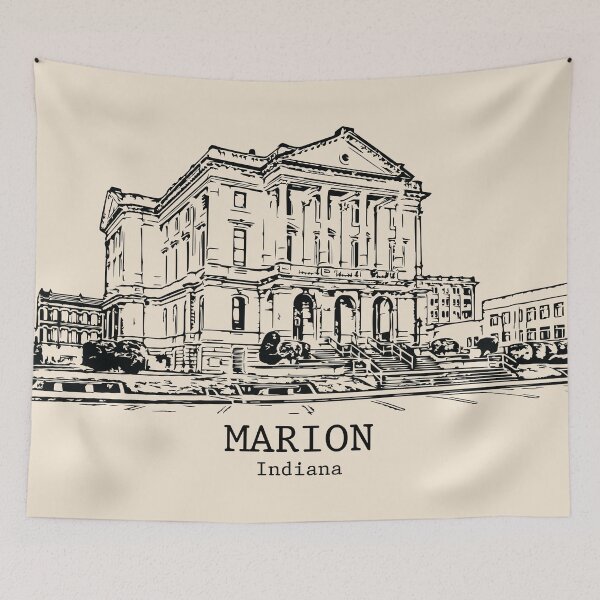 Item preview, Marion - Indiana designed and sold by Lakeric Cityscapes.