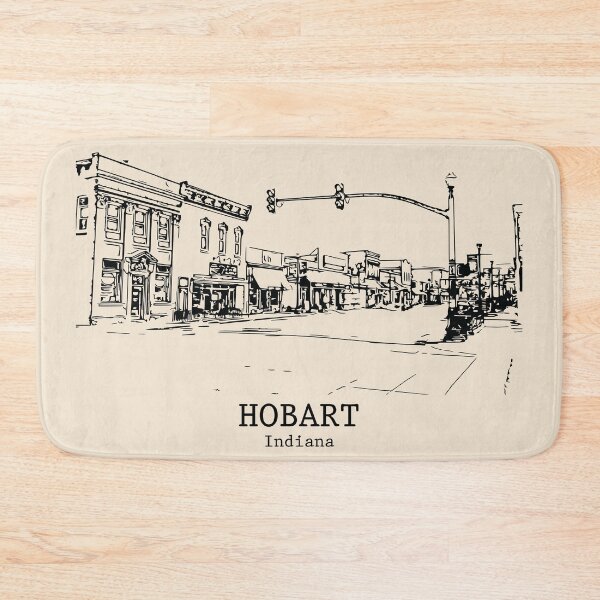 Item preview, Hobart - Indiana designed and sold by Lakeric Cityscapes.