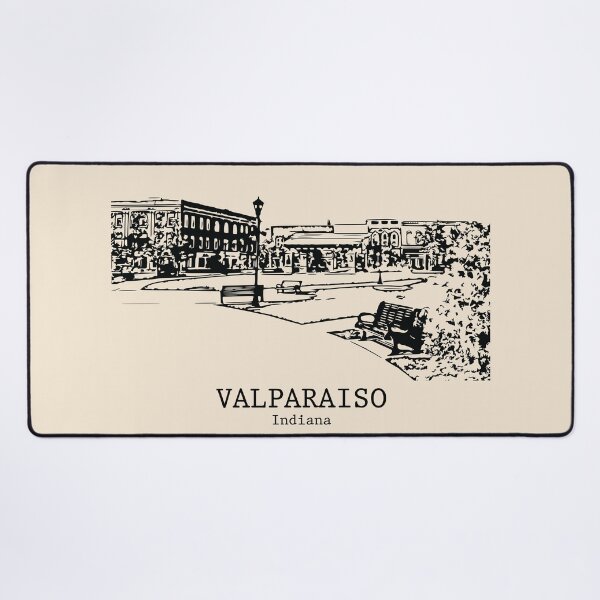 Item preview, Valparaiso - Indiana designed and sold by Lakeric Cityscapes.