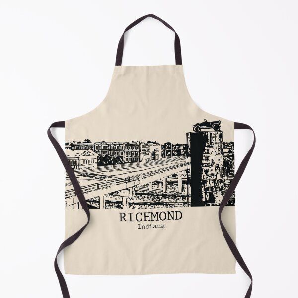 Item preview, Richmond - Indiana designed and sold by Lakeric Cityscapes.