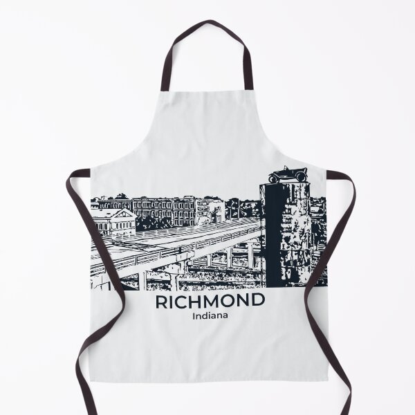 Item preview, Richmond - Indiana designed and sold by Lakeric Cityscapes.