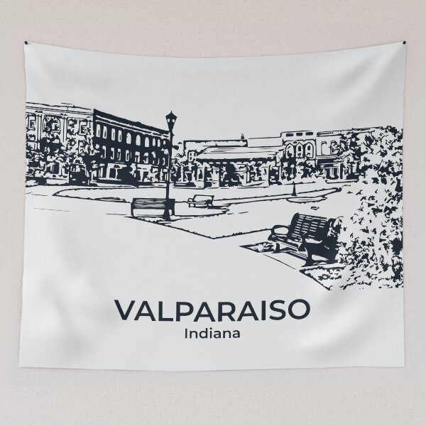Item preview, Valparaiso - Indiana designed and sold by Lakeric Cityscapes.