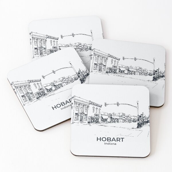 Artikelvorschau, Hobart - Indiana entworfen und verkauft von Lakeric Cityscapes.
