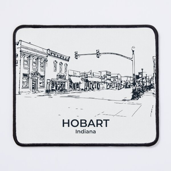 Item preview, Hobart - Indiana designed and sold by Lakeric Cityscapes.