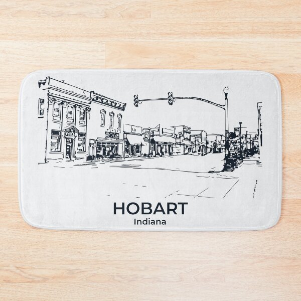 Item preview, Hobart - Indiana designed and sold by Lakeric Cityscapes.