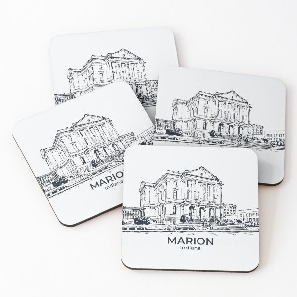 Item preview, Marion - Indiana designed and sold by Lakeric Cityscapes.