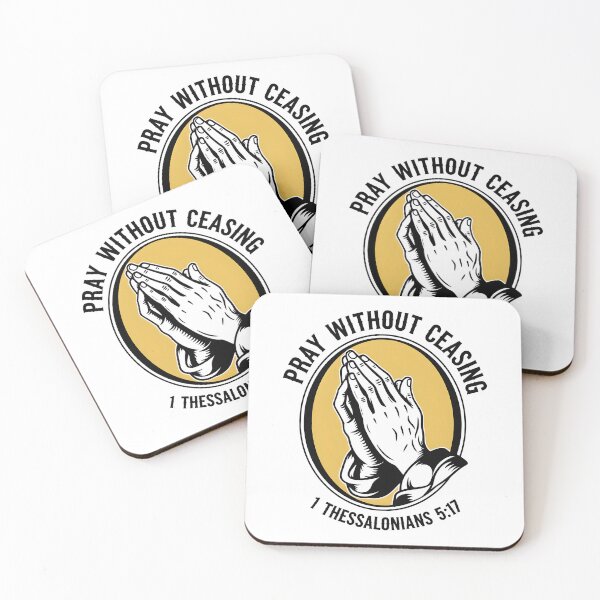 Item preview, Classic Praying Hands Religious Graphic on Black. designed and sold by loveandlightrb.