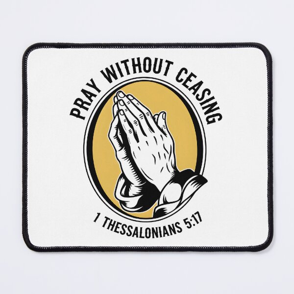 Item preview, Classic Praying Hands Religious Graphic on Black. designed and sold by loveandlightrb.