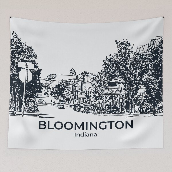 Item preview, Bloomington - Indiana designed and sold by Lakeric Cityscapes.