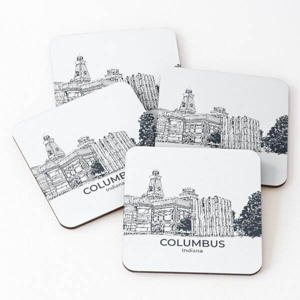 Item preview, Columbus - Indiana designed and sold by Lakeric Cityscapes.