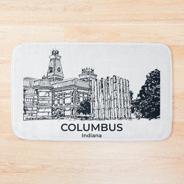Item preview, Columbus - Indiana designed and sold by Lakeric Cityscapes.