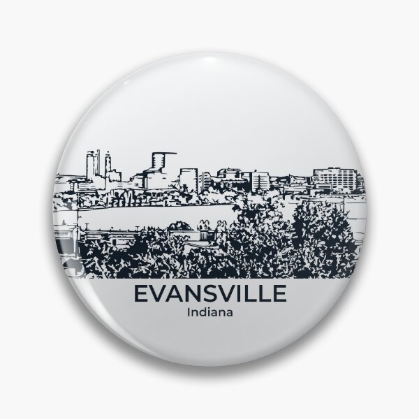 Item preview, Evansville - Indiana designed and sold by Lakeric Cityscapes.