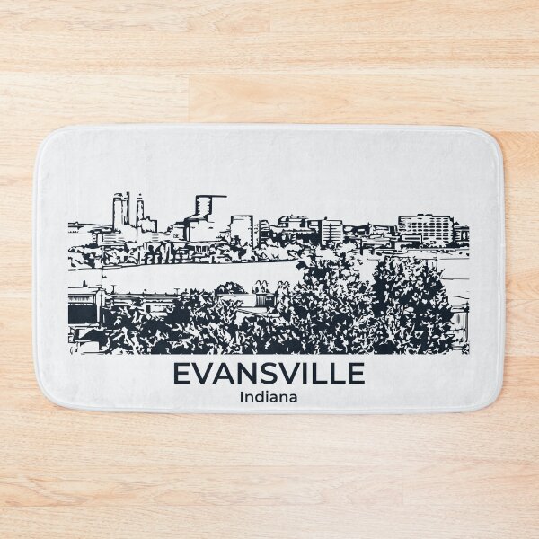 Item preview, Evansville - Indiana designed and sold by Lakeric Cityscapes.