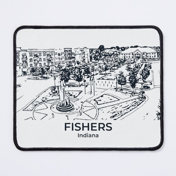 Item preview, Fishers - Indiana designed and sold by Lakeric Cityscapes.