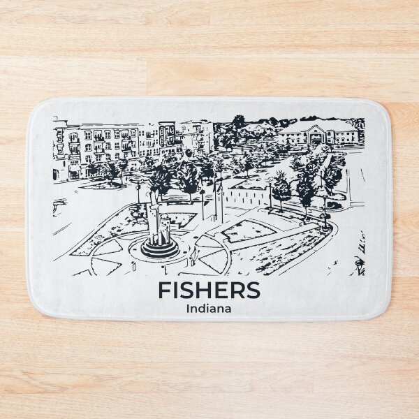 Item preview, Fishers - Indiana designed and sold by Lakeric Cityscapes.