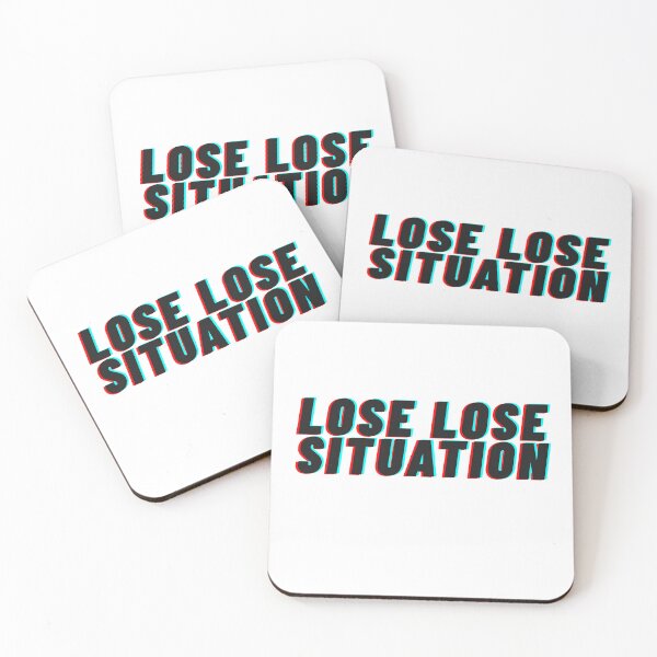 Item preview, Lose Lose Situation - Glitch Aesthetic designed and sold by ClashShop.