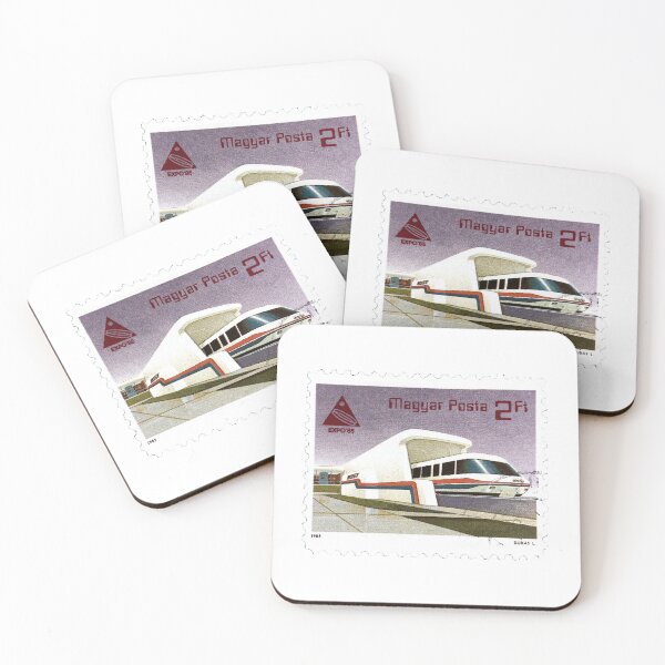 Item preview, Magyar Hungary Bullet Train Railway Postage Stamp designed and sold by red-amber65.