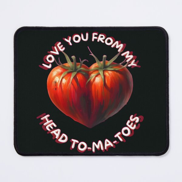 Item preview, Head To-ma-toes Heart: Cute Vegetable Pun Valentine's Art designed and sold by HopeAndHustle.