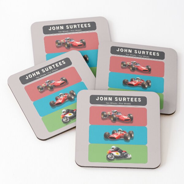 Item preview, John Surtees – Two Wheels • Four Wheels (Vintage Racing Tribute) designed and sold by malero-design.