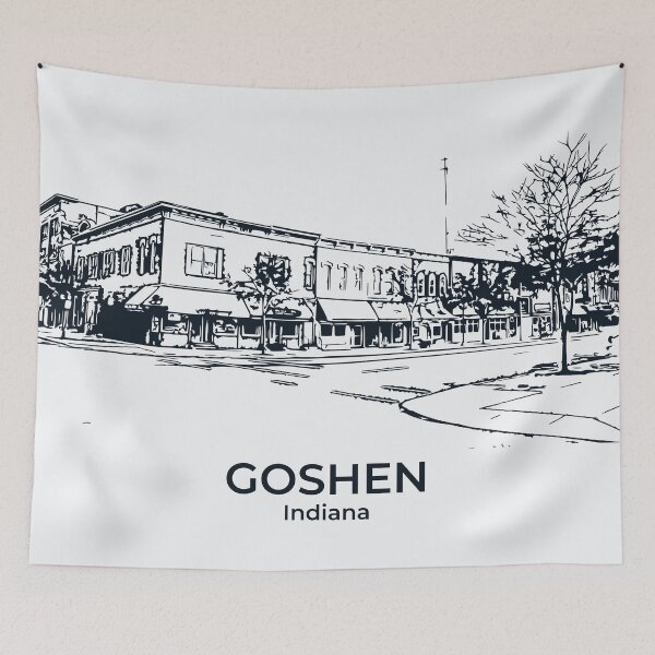 Item preview, Goshen - Indiana designed and sold by Lakeric Cityscapes.