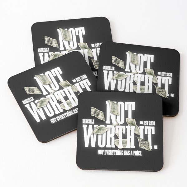 Item preview, Not Worth It - Flying Money Streetwear Typography designed and sold by birleşik zevkler.