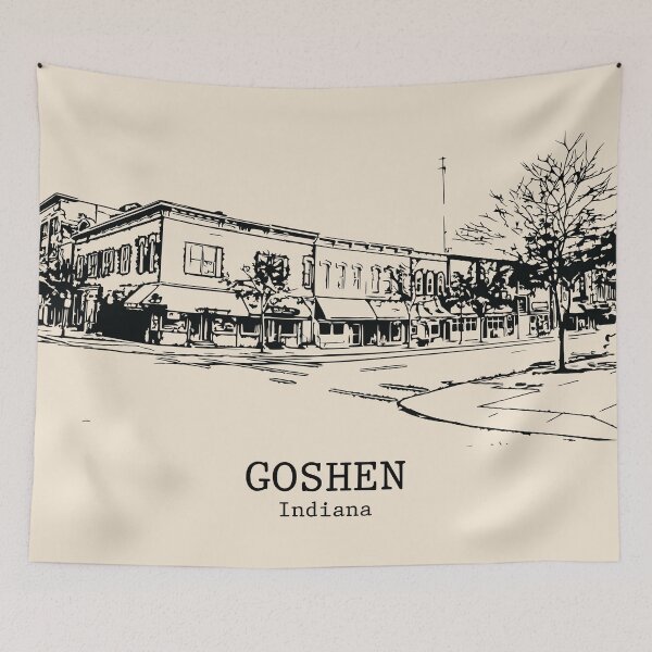 Item preview, Goshen - Indiana designed and sold by Lakeric Cityscapes.