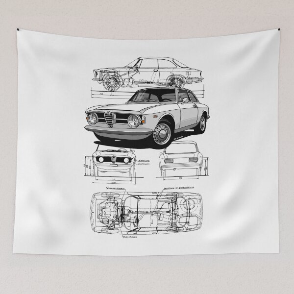 Item preview, Mi dibujo del coupé deportivo italiano designed and sold by Loli Chan.