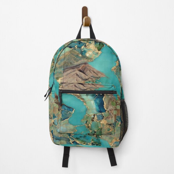 Item preview, Transformative Teal Kintsugi Mapscape designed and sold by Ewa Miller.