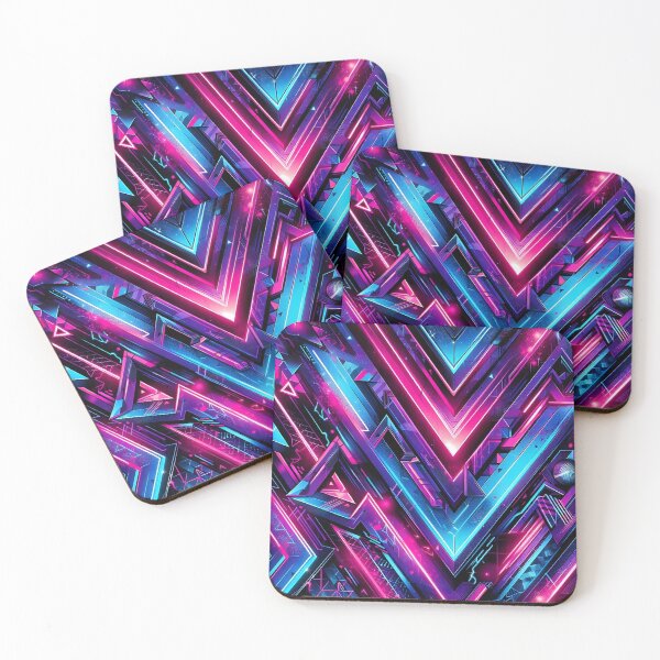 Item preview, Vapor Circuit Neon Vortex designed and sold by Chic_Clip_Craft.