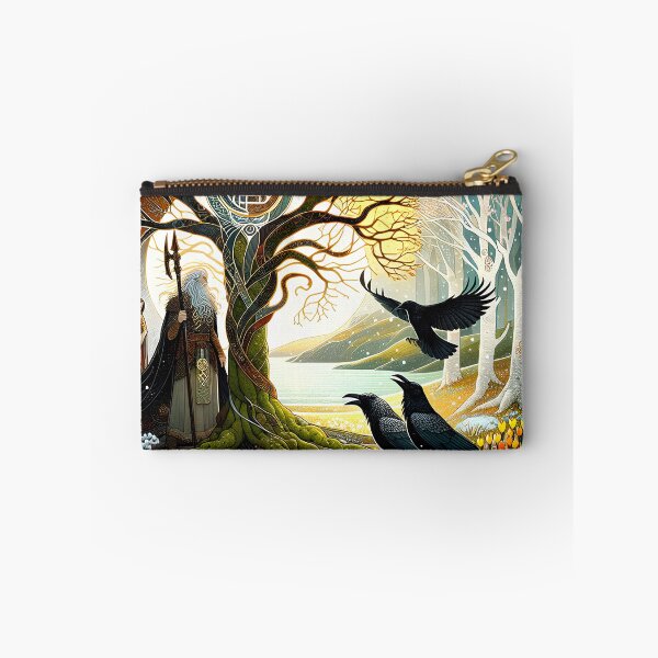 Item preview, Odín y el cambio de estaciones | Mitología nórdica y arte fantástico del Árbol del Mundo designed and sold by Stoneflower-Art.