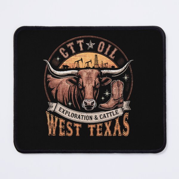 Item preview, CTT Oil Exploration & Cattle Company Texas designed and sold by BlightedArt.