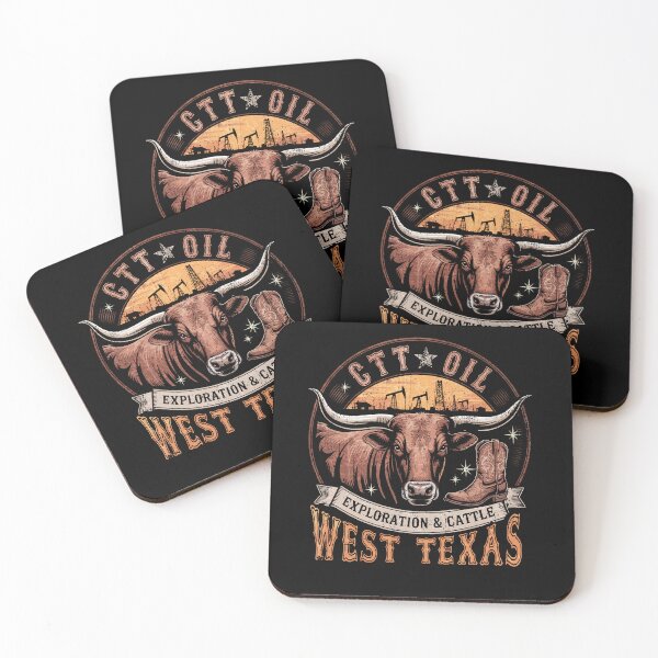 Item preview, CTT Oil Exploration & Cattle Company Texas designed and sold by BlightedArt.