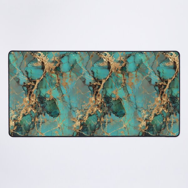 Item preview, Transformative Teal Kintsugi Mapscape designed and sold by Ewa Miller.