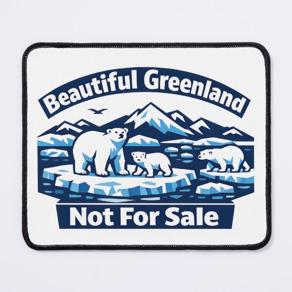 Item preview, Greenland Is Not for sale Arctic meme art designed and sold by olenapetol.