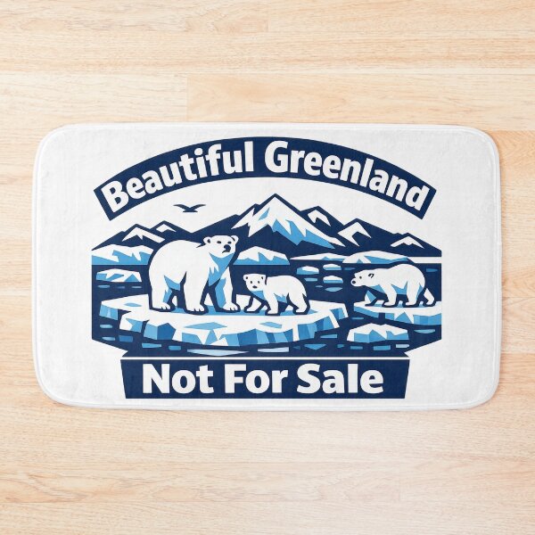 Item preview, Greenland Is Not for sale Arctic meme art designed and sold by olenapetol.