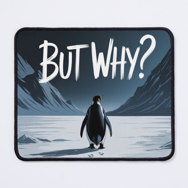 Item preview, Penguin Heading Towards Mountain - But Why? designed and sold by Mohommadzaki Mulla.