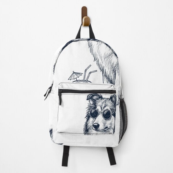 Item preview, Collie Vacation Dog Lover Gift designed and sold by DoodleTortle.