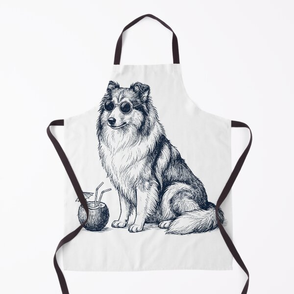 Item preview, Collie Vacation Dog Lover Gift designed and sold by DoodleTortle.