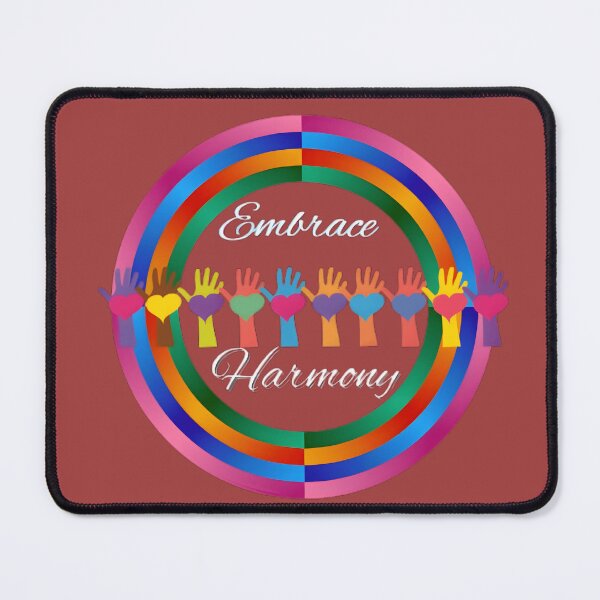 Item preview, Embrace Harmony – Motivational Quote T-Shirt & Mindful Lifestyle Products designed and sold by Grand-Trends.