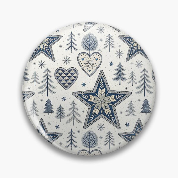 Item preview, Nordic Valentine Folk Stars | Scandinavian Folk Geometry designed and sold by Shuga-Design.