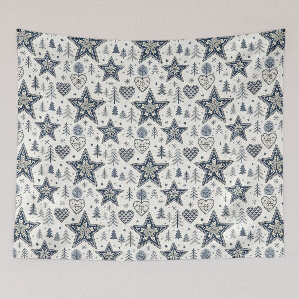 Item preview, Nordic Valentine Folk Stars | Scandinavian Folk Geometry designed and sold by Shuga-Design.