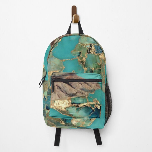 Item preview, Transformative Teal Kintsugi Mapscape designed and sold by Ewa Miller.