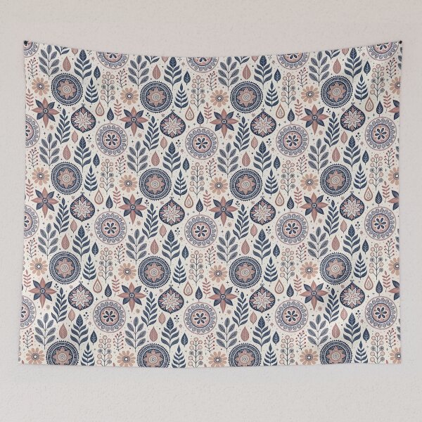 Item preview, Nordic Rosette & Floral Folk | Scandinavian Romantic Symbols designed and sold by Shuga-Design.