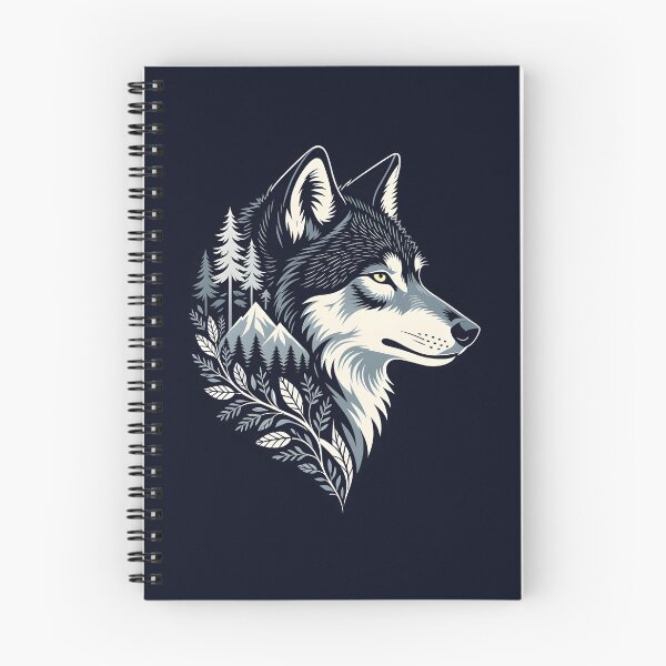 Item preview, Wolf silhouette designed and sold by PrintLabStudio.