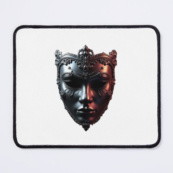 Item preview, Mysterious Venetian Masquerade Mask - Dark Gothic Metal Art designed and sold by UNITEDTASTES.